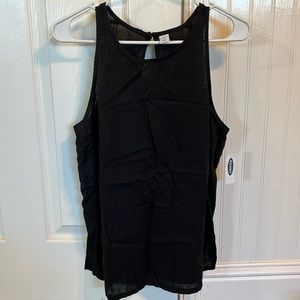 Old navy black tank NWT